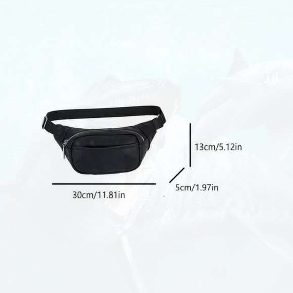 New Waterproof Waist Bag Black 126 - Picture 4 of 4